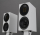 Scansonic M10 + Single Stands Weiß - Regallautsprecher, Paar | Aussteller, gut