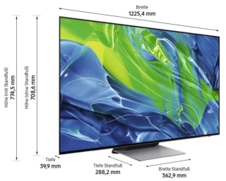 SAMSUNG GQ55S95BATXZG 138 cm, 55 Zoll 4K Ultra HD OLED TV, 1.248,00 €