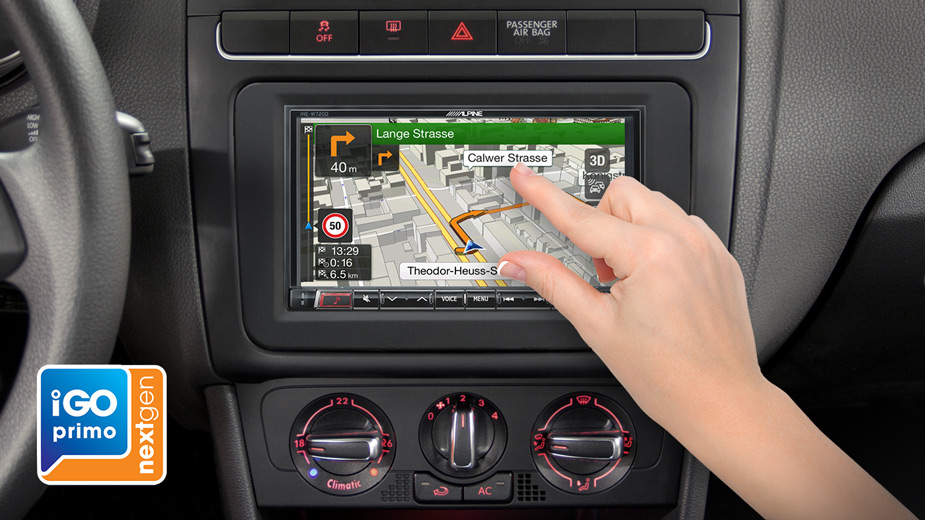 Alpine Ine W710a3 Navigationssystem Mit Dab 7 Zoll Display Apple