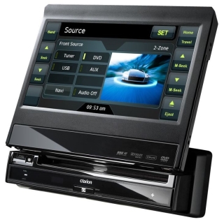 Clarion VZ509E - DVD-Multimedia-Station mit 7" Touchpanel, N3O - UVP war 499€