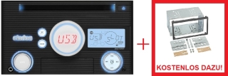 Clarion DUB-278RMP mit BKX001 - 2-DIN CD/USB/MP3/WMA-Receiver, N3O - UVP war 99€