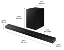 SAMSUNG HW-Q600A/ZG 3.1.2-Kanal aktive Soundbar