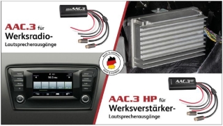 HELIX AAC.3 High-Low-Adapter für Werks-Autoradios