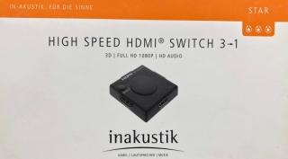 Inakustik Star HDMI Switch 3>1 High-Speed