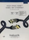 Inakustik Premium High Speed HDMI-Kabel 0,75 m mit Ethernet (N1)
