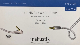 Inakustik Premium MP3 Audiokabel Klinke-Klinke 0,5 m