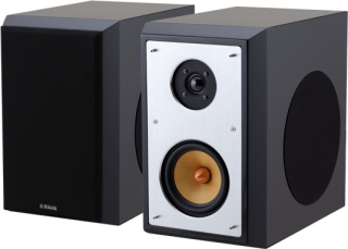 AUDIOBLOCK S-100 Schwarz 3-Wege Bassreflex Kompaktlautsprecher, Paar