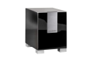 Quadral QUBE S8 Aktiv-Subwoofer, Schwarz Hochglanz