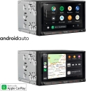 Zenec Z-N528  2-Din Autoradio / Infotainer, Multimediasystem mit 17,1 cm / 6,75“ Touchscreen, DAB+, Bluetooth, USB, Mediencenter mit Apple CarPlay und Google Android Auto