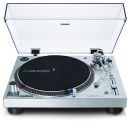 Audio Technica AT-LP120xUSB + Silber + Plattenspieler mit AT-VM95E Tonabnehmer