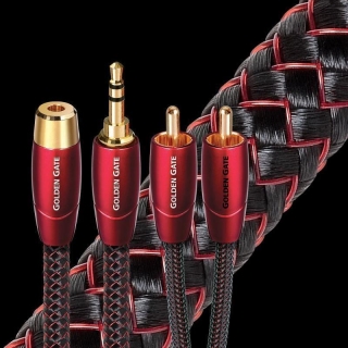 AudioQuest Golden Gate Analoges Audiokabel Klinke-Cinch 1,5 m
