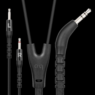 Audioquest NightBird Model One Kopfhörer-Kabel 3,5mm auf 2x2,5 mm Klinke 4,0 m