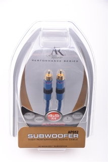Acoustic Research AP052 4,5m NEU HighEnd Performance Audio Subwoofer Kabel, N1