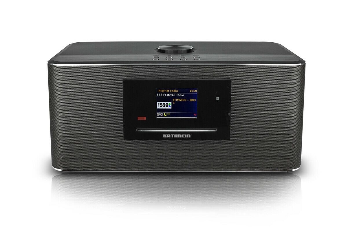 Black Star CD-HiFi-Receiver Verstärker Internet/DAB+/FM-Radio CD-Player  WiFi Schwarz