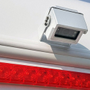 AMPIRE KC203-WHI Farb-Rückfahrkamera, NTSC, weiss, Aufbau, gespiegelt/normal, 8m