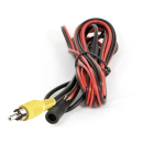 AMPIRE KC203-WHI Farb-Rückfahrkamera, NTSC, weiss, Aufbau, gespiegelt/normal, 8m