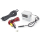 AMPIRE KC203-WHI Farb-Rückfahrkamera, NTSC, weiss, Aufbau, gespiegelt/normal, 8m