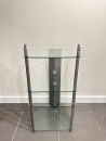 Kenwood HiFi Rack mit Kabelführung Regal Möbel TV Möbel Audio Schrank Glas