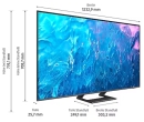 SAMSUNG GQ55Q72CATXZG 138 cm, 55 Zoll 4K Ultra HD QLED TV