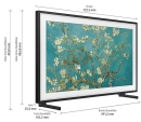 SAMSUNG GQ32LS03CBUXZG The Frame 80 cm, 32 Zoll 4K QLED TV