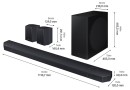 SAMSUNG HW-Q935GC/ZG 9.1.4-Kanal-Surround-Soundbar mit externem 8" wireless Subwoofer