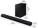 SAMSUNG HW-C460G/ZG 2.1-Kanal Soundbar mit externem...