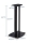 Wharfedale WH-ST1 Standfuß, Schwarz Paar | UVP 199 €