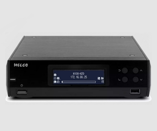 Melco N100 H20 Musikserver und Netzwerkstreamer, Schwarz | Auspackware, sehr gut