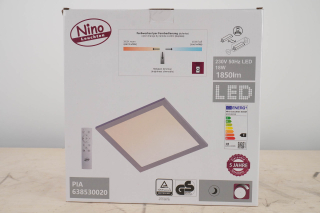 Nino PIA LED Panel 18W 3000-6500K 1850lm Deckenleuchte mit Fernbedienung (30x30 cm) | Neu