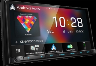 Kenwood DMX8021DABS 2-DIN Autoradio mit DAB+ / Wireless Carplay / Wireless Android Auto / Wireless-Mirroring, Spotify, Bluetooth, Laufzeitkorrektur, Kapazitives Touchpanel