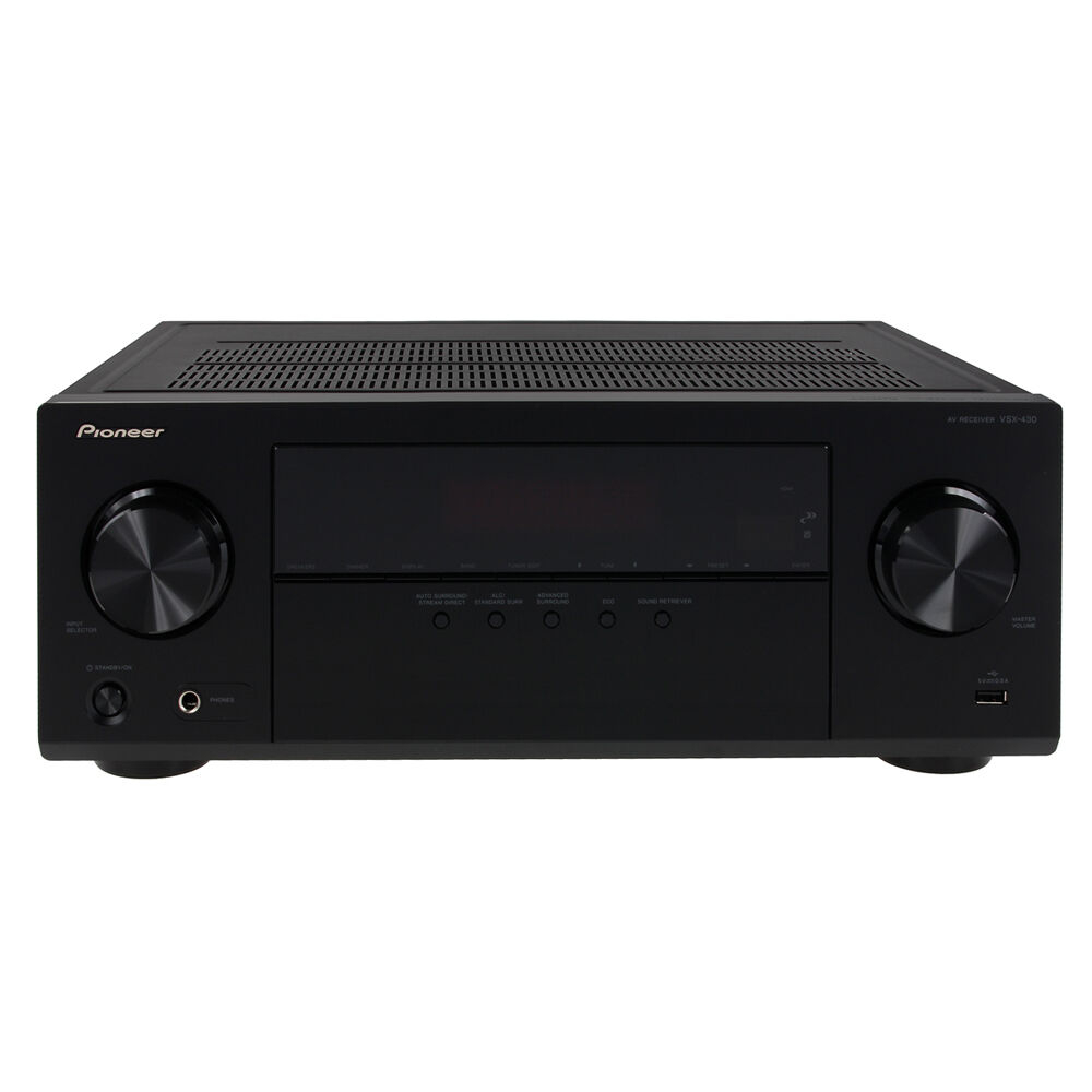Pioneer 5.1 Kanal Av Receiver Vsx S520d B Pioneer VSX-430-K Schwarz - 5.1-Kanal AV-Receiver | B-Ware, sehr gut