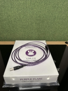 Nordost Purple Flare Aussteller USB 2.0 Kabel A to B 2,00 m UVP 360€