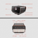 ViewSonic X10-4K - 2400 ANSI Lumen, LED, 2160p Beamer, 30-200 Zoll