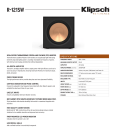 Klipsch R-121SW Aktiv-Subwoofer | Auspackware, wie neu