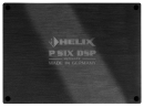 Helix P SIX DSP Ultimate 6-Kanal Ultra Class D 6-Kanal Verstärker 6 x 120WRMS mit integriertem 8-Kanal DSP-Signalprozessor