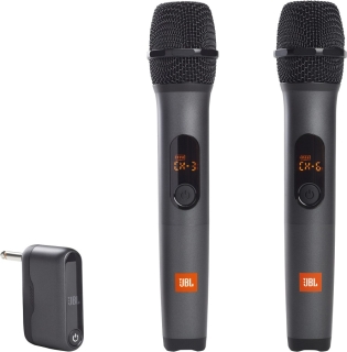 JBL Wireless Microphone Set, Schwarz