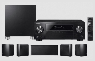 PIONEER HTP-075 Schwarz - 5.1-Kanal Heimkino System | B-Ware, wie neu