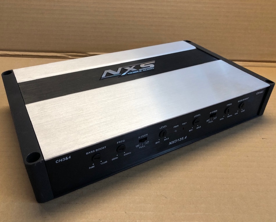 4 Kanal Endstufe Auf 1 Kanal Brücken NXS NXD125.4 - 4-Kanal Endstufe | Aussteller, sehr gut, 149,00