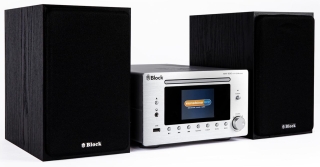AUDIOBLOCK MHF-900 Silber All-in-One Gerät mit Lautsprecher CD DAB+ UKW Bluetooth | Auspackware, wie neu