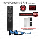 Revel Concerta 2 F36 black gloss Standlautsprecher Paar Preis  - UVP 2698 € | NEU