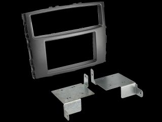 ACV 381200-09 2-Din-Radioblender für Mitsubishi Pajero 2006 - 2014 in Hochglanzschwarz