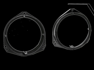 ACV 271230-05 Lautsprecherringe BMW/Mercedes/Nissan/Opel/Renault Ø165mm