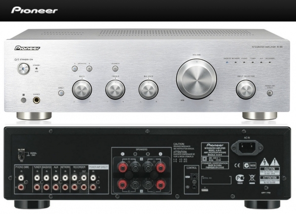 Pioneer A-30-S Silber - 70-W-Stereo-Verstärker mit Direct Energy Desi,  279,00 €