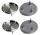 IsoAcoustics GAIA Carpet Disk 4er Set | NEU