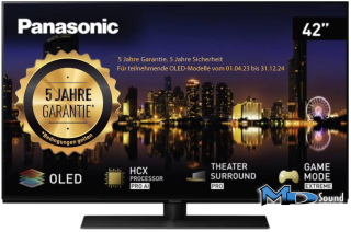 PANASONIC TX-42MZF1507 106 cm, 42 Zoll 4K Ultra HD OLED TV | Neuware | Kartonschaden