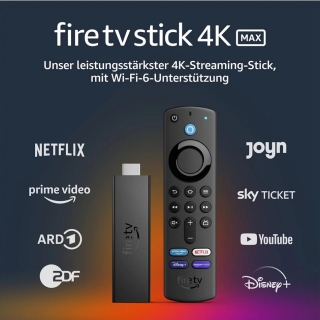 Amazon Fire TV Stick 4K Max mit Wi-Fi 6 und Alexa-sprachfernbedienung