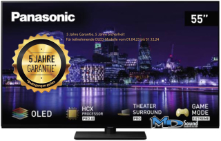 PANASONIC TX-55MZW984 | 5 JAHRE GARANTIE | 139 cm, 55 Zoll 4K Ultra HD OLED TV | Auspackware, sehr gut