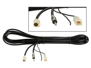 ACV 15-7581185 Antennenkabel Verlängerung Fakra B(f)>DIN(m) 500cm