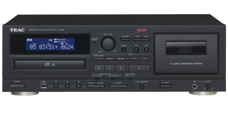 Teac AD-850 Schwarz - Kasettendeck/CD-Player | B-Ware, sehr gut
