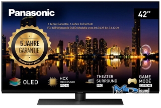PANASONIC TX-42MZT1506 | 5 JAHRE GARANTIE | 106 cm, 42 Zoll 4K Ultra HD Master OLED TV